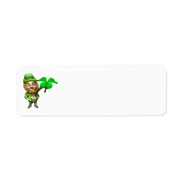 Etiqueta Leprechaun (Frente)