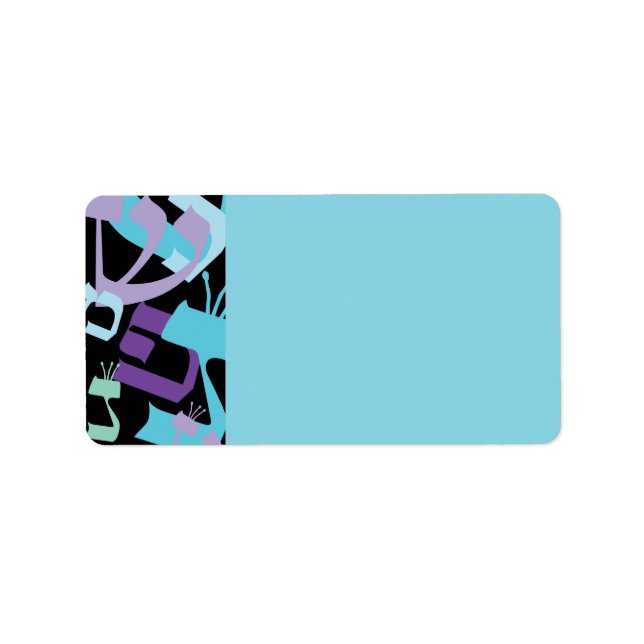 Etiqueta LETRAS HEBREW ÁRVORE Impressão Rótulo próprio (Frente)