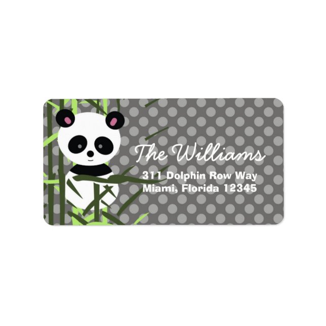 Etiqueta LGC | Peek A Boo Panda (Frente)