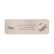 Libélulas Convite Elegante Libélula Vintage