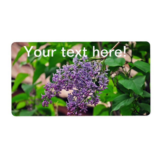 Etiqueta Lilac (Frente)