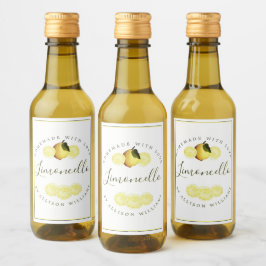 Etiqueta Limoncello Homemade Personalizada