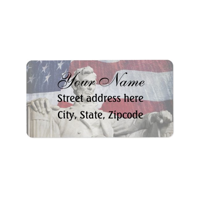 Etiqueta Lincoln e Fireworks (Frente)