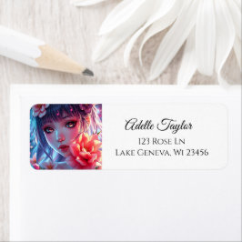 Etiqueta Linda Garota de Animação - Palhaçada