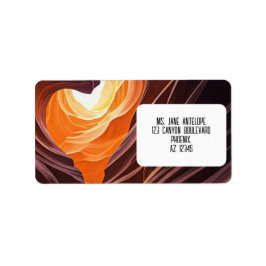 Etiqueta Linda Nação Antelope Canyon Navajo