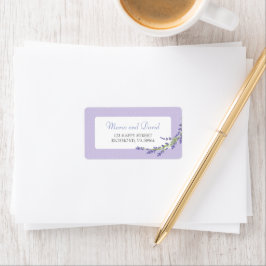 Etiqueta Lindo em Roxo | Endereço RSVP
