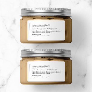Etiqueta Linha Vertical Adicione Ingredientes Modernos da S