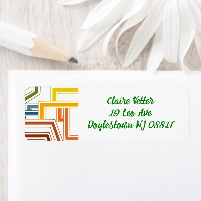 Etiqueta Linhas da década de 1970 (Insitu)