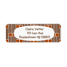 Linhas e caixas castanhas