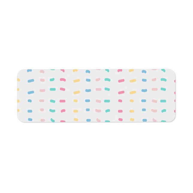 Etiqueta Linhas padrão (Frente)