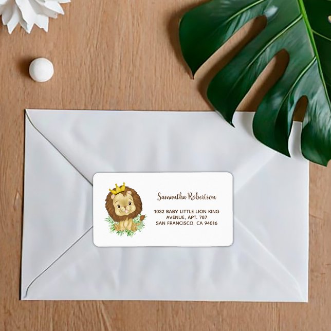 Etiqueta Lion Safari, Chá de fraldas (Criador carregado)