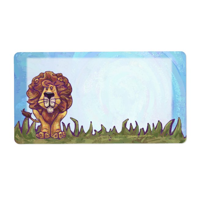 Etiqueta Lion Stationery (Frente)