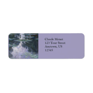 Etiqueta Lírios (Ninfas) Claude Monet