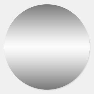 Etiqueta lisa do olhar do metal