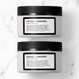 Etiqueta Lista de Ingredientes Personalizados de Cor Minima