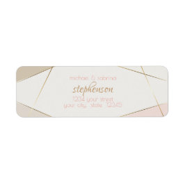 Etiqueta Listras Geométricas Modernas Contemporâneas Lamina