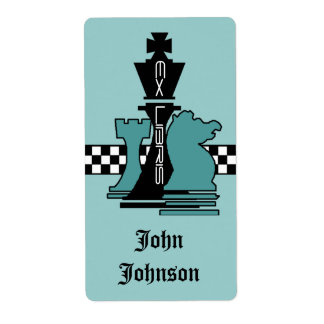 Etiqueta Livrarias Ex Libris Chess Joes Piais King Rook