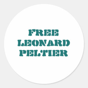 Etiqueta livre de Leonard Peltier