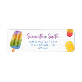 Etiqueta Livros de picolé de verão para Chá de fraldas