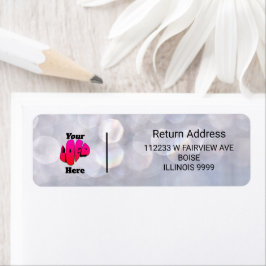 Etiqueta Logo Professional Business Return Address Label