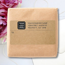 Etiqueta Logotipo comercial personalizado Estilo Kraft Etiq