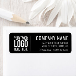 Etiqueta Logotipo corporativo personalizado Empresa moderna