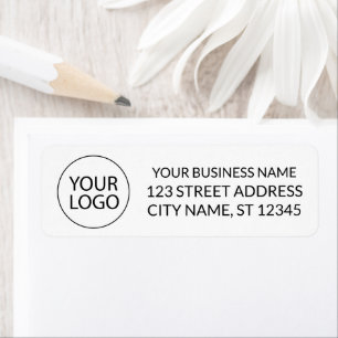 Etiqueta Logotipo da empresa personalizado profissional - B