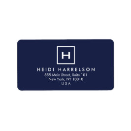 ETIQUETA LOGOTIPO DE CAIXA COM O SEU MONOGRAMA/INICIAL EM A