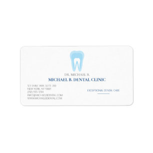Etiqueta logotipo de dentes de dentista odontologia formal