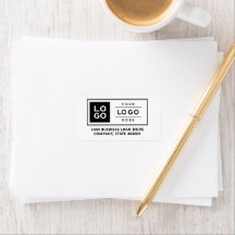 Logotipo Empresarial Personalizado Endereço de Env