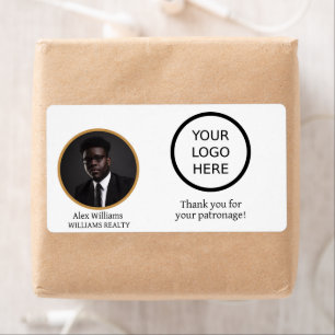 Etiqueta Logotipo para empresa de fotos Obrigado