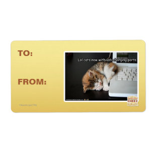 Etiqueta Lol cats com USB