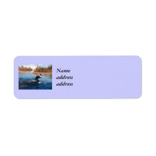 Etiqueta Loon Lake Return Address Labels