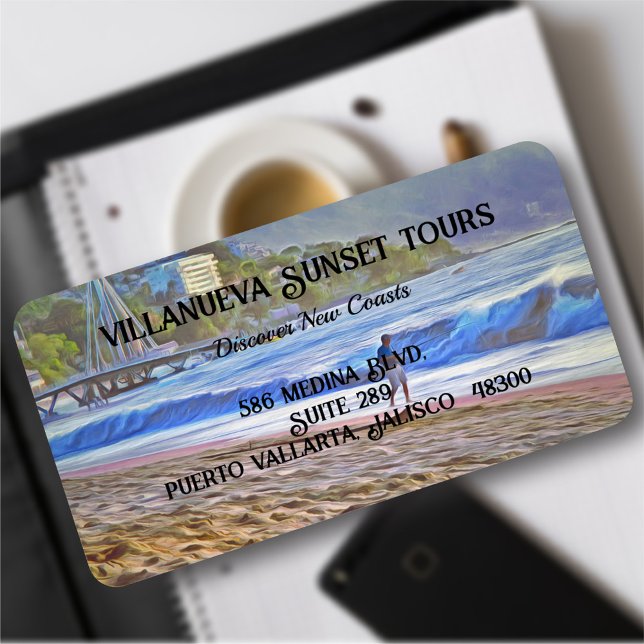 Etiqueta Los Muertos Beach 786 Endereço (Criador carregado)