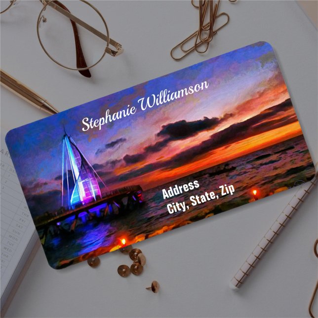 Etiqueta Los Muertos Pier 1182 Endereço (Criador carregado)