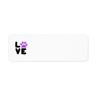 Etiqueta LOVE - Blk/Ppl
