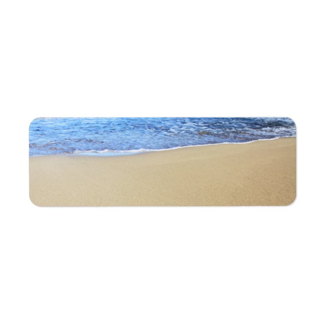Etiqueta Love Heart Beach (Frente)