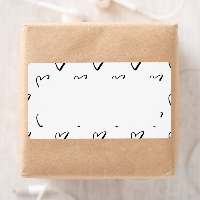 Etiqueta Love Heart Personalized Custom  (Insitu)