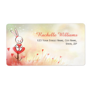 Etiqueta Love Hearts Shipping Labels