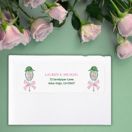 Etiqueta Love Is a Perfect Match Tennis BridalShower Return