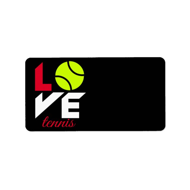 Etiqueta Love tênis (Frente)