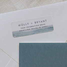 Etiqueta Low Tide | Coastal Wedding Return Address