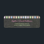 Etiqueta Luzes de Cordas de Cartaz de Potluck<br><div class="desc">Luzes de Corda de Cartaz de Poquteis de Natal Russo. Um design colorido e alegre para convidar seu amigo para celebrar a temporada! Use a ferramenta Personalizar para adicionar seu Ifo e fazer alterações. Para ver os itens correspondentes,  por favor,  visite a minha coleção de Potluck de Natal.</div>