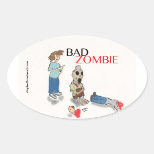 Etiqueta má do zombi