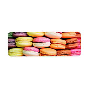 Etiqueta Macaron francês