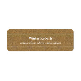 Etiqueta Madeira de cortiça