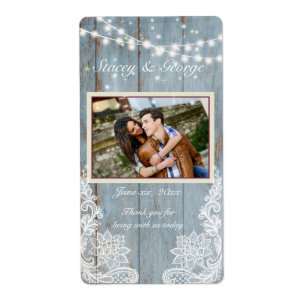 Etiqueta Madeira, laço do país, vinho Wedding