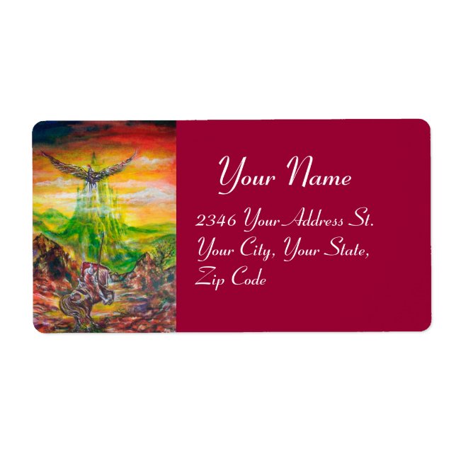 ETIQUETA MAGIC DUEL ENTRE BRADAMANT E NEGROMANCER (Frente)