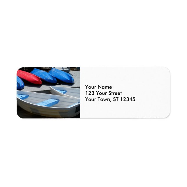 Etiqueta Maine Boats (Frente)