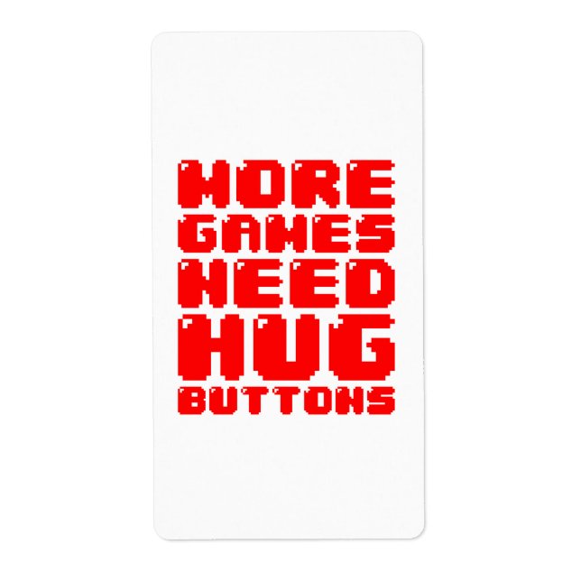 ETIQUETA MAIS JOGOS PRECISAM DE BOTÕES ENORMES (Frente)